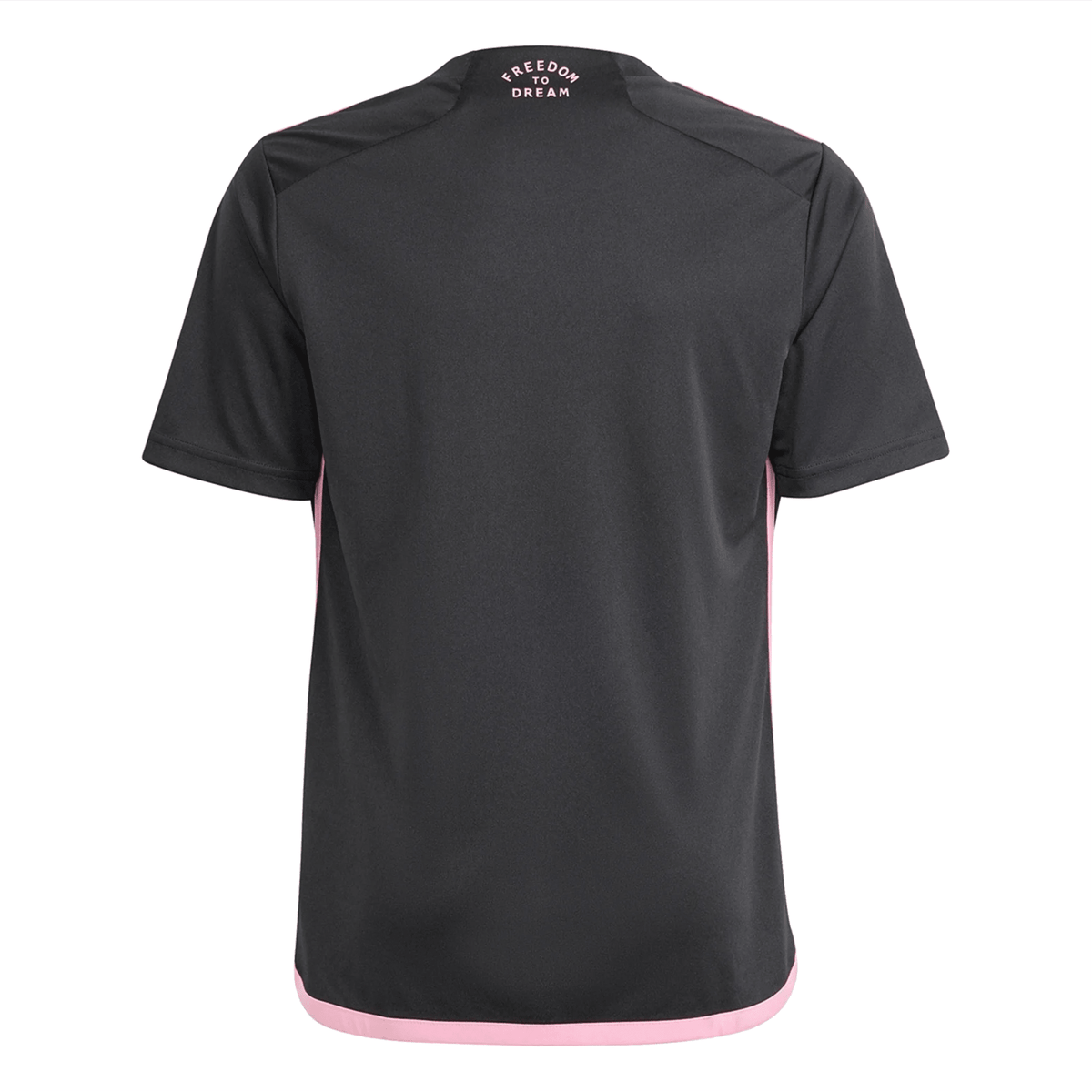 adidas Youth Inter Miami Royal Caribbean Away Jersey 23/24 (Black/Bliss Pink) | SoccerWearhouse