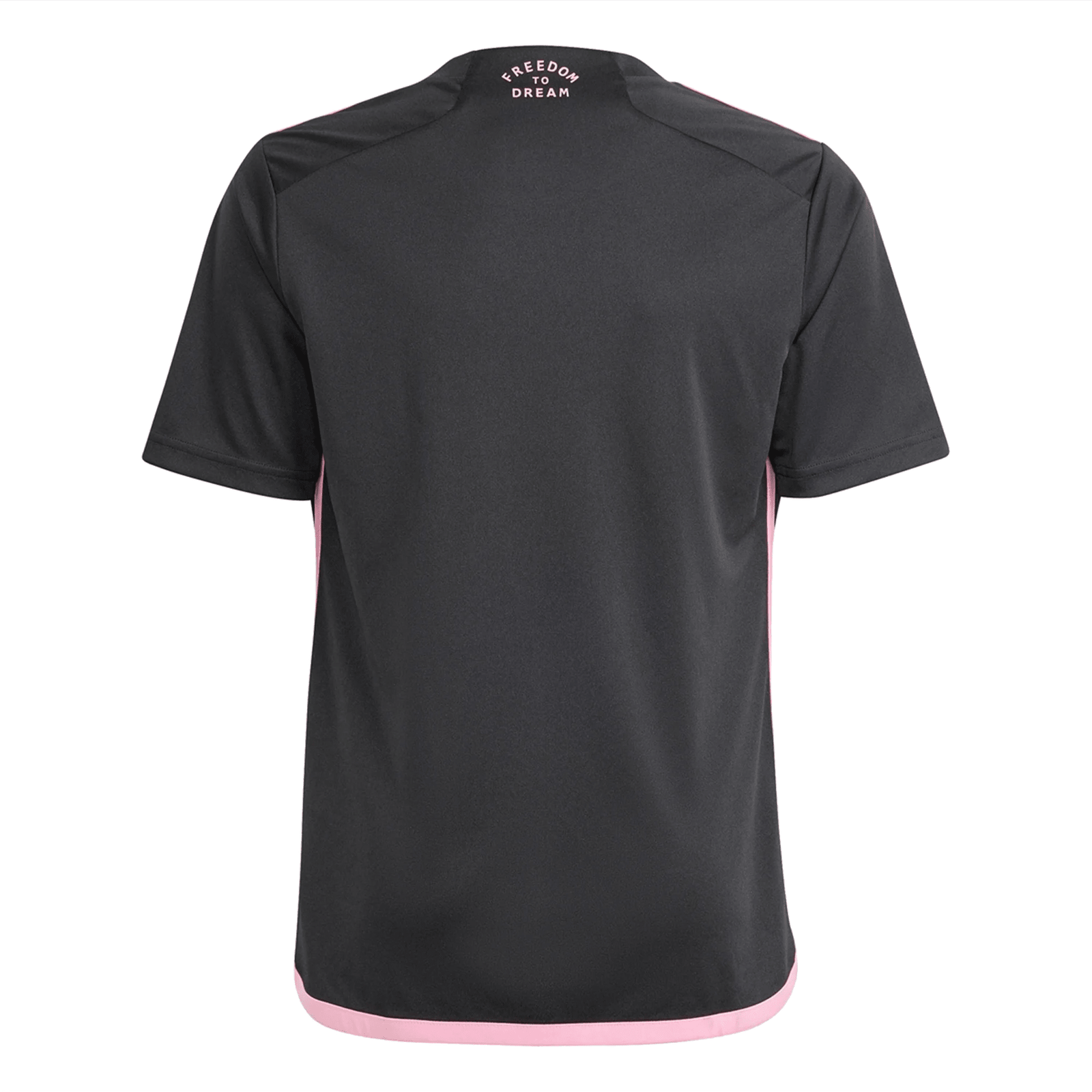 adidas Youth Inter Miami Royal Caribbean Away Jersey 23/24 (Black/Bliss Pink) | SoccerWearhouse