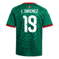 adidas Youth J. Sanchez Mexico 2026 Home World Cup Jersey (Bold Green)