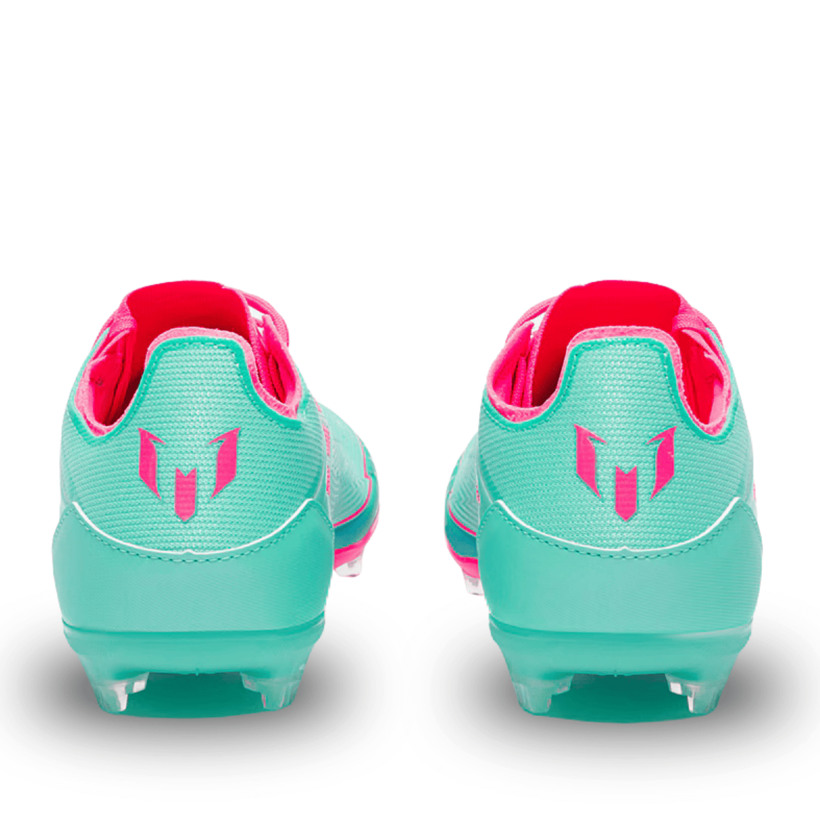 adidas Youth Jr. F50 Messi Elite Firm Ground Junior Soccer Cleats (Aqua/Lucid Pink) | SoccerWearhouse