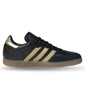 adidas Youth Jr Samba Messi J Indoor Shoes (Black/Gold Metallic/Gum)