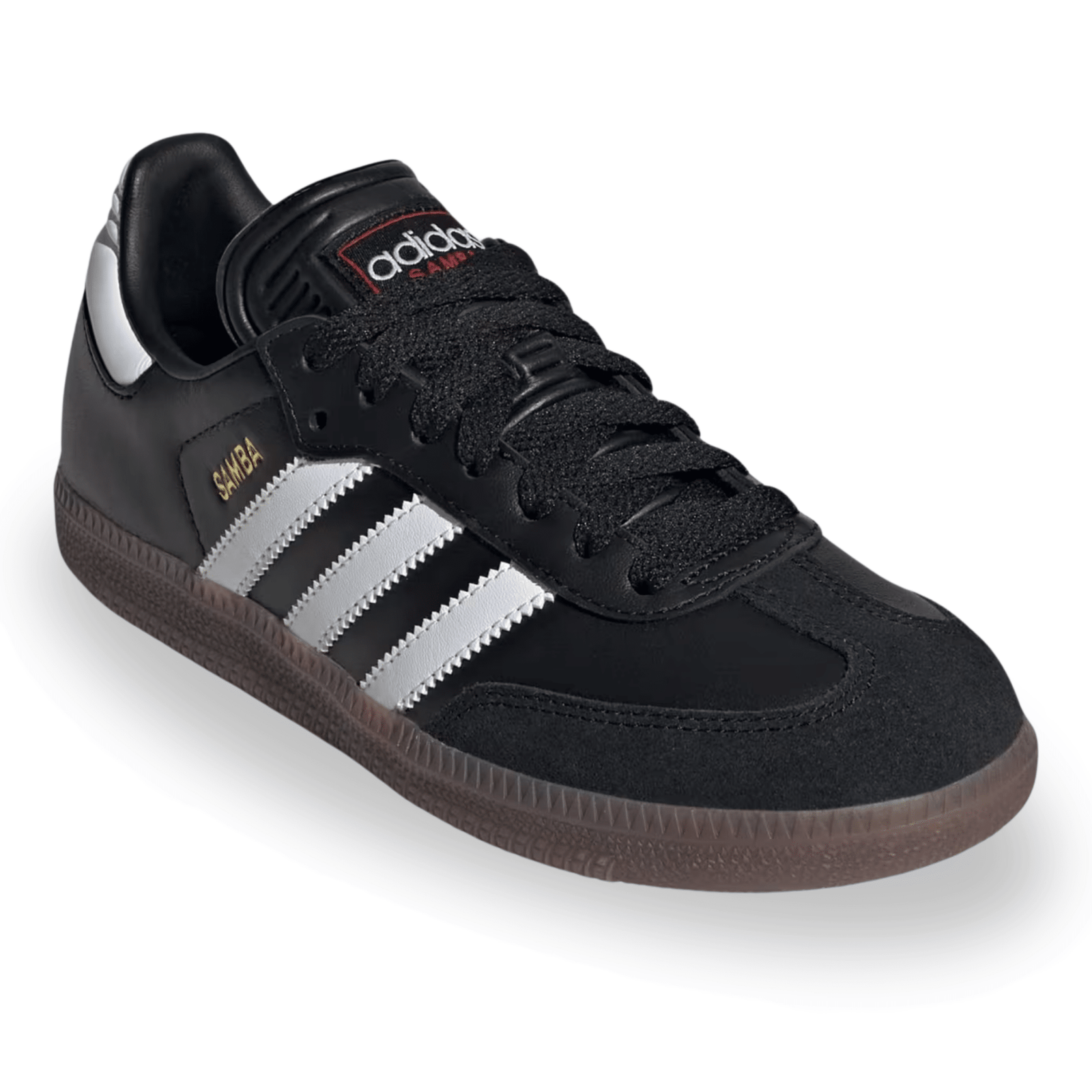 adidas Youth Jr. Samba Soccer Shoes J (Black/White) | SoccerWearhouse