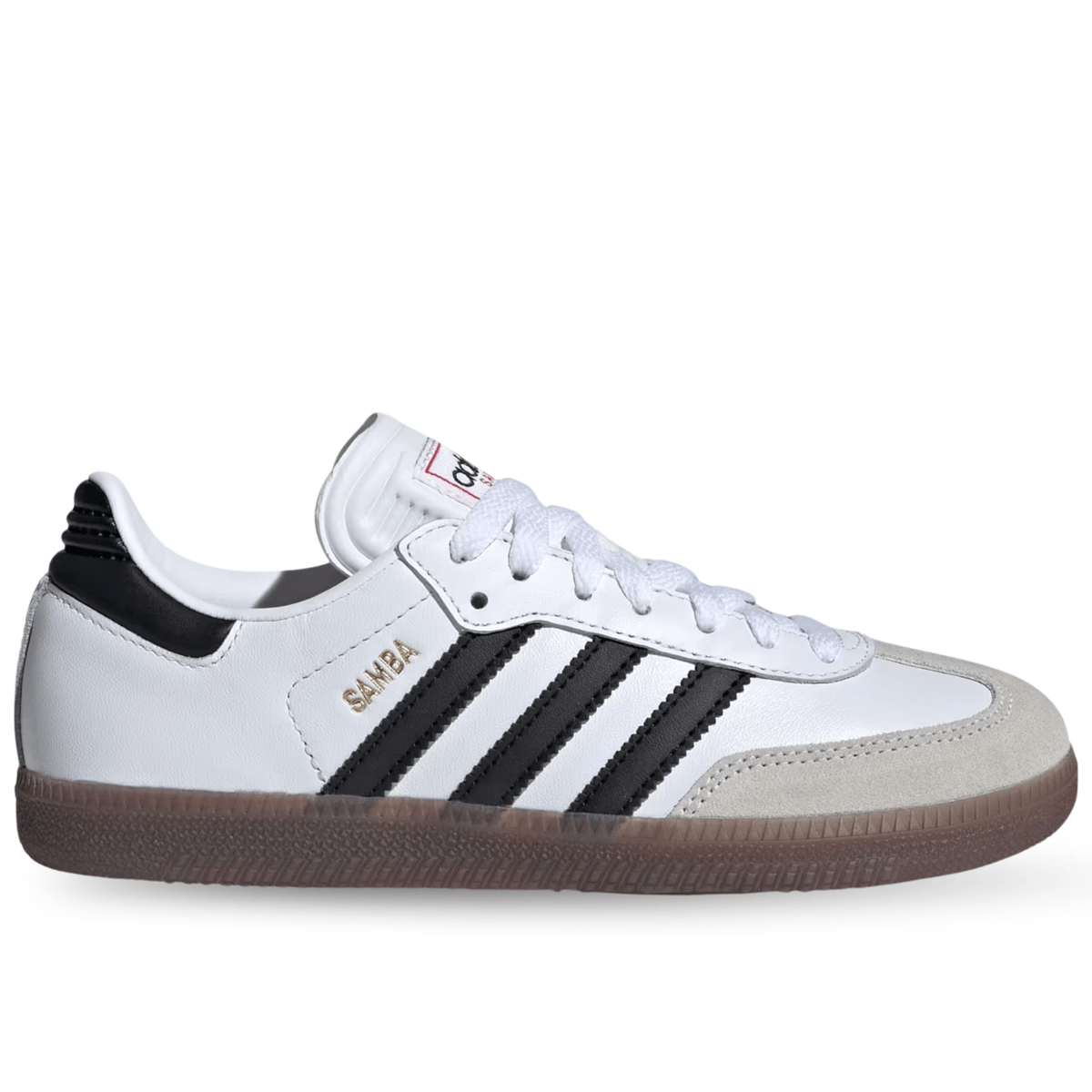 adidas Youth Jr. Samba Soccer Shoes (White/Black) | SoccerWearhouse