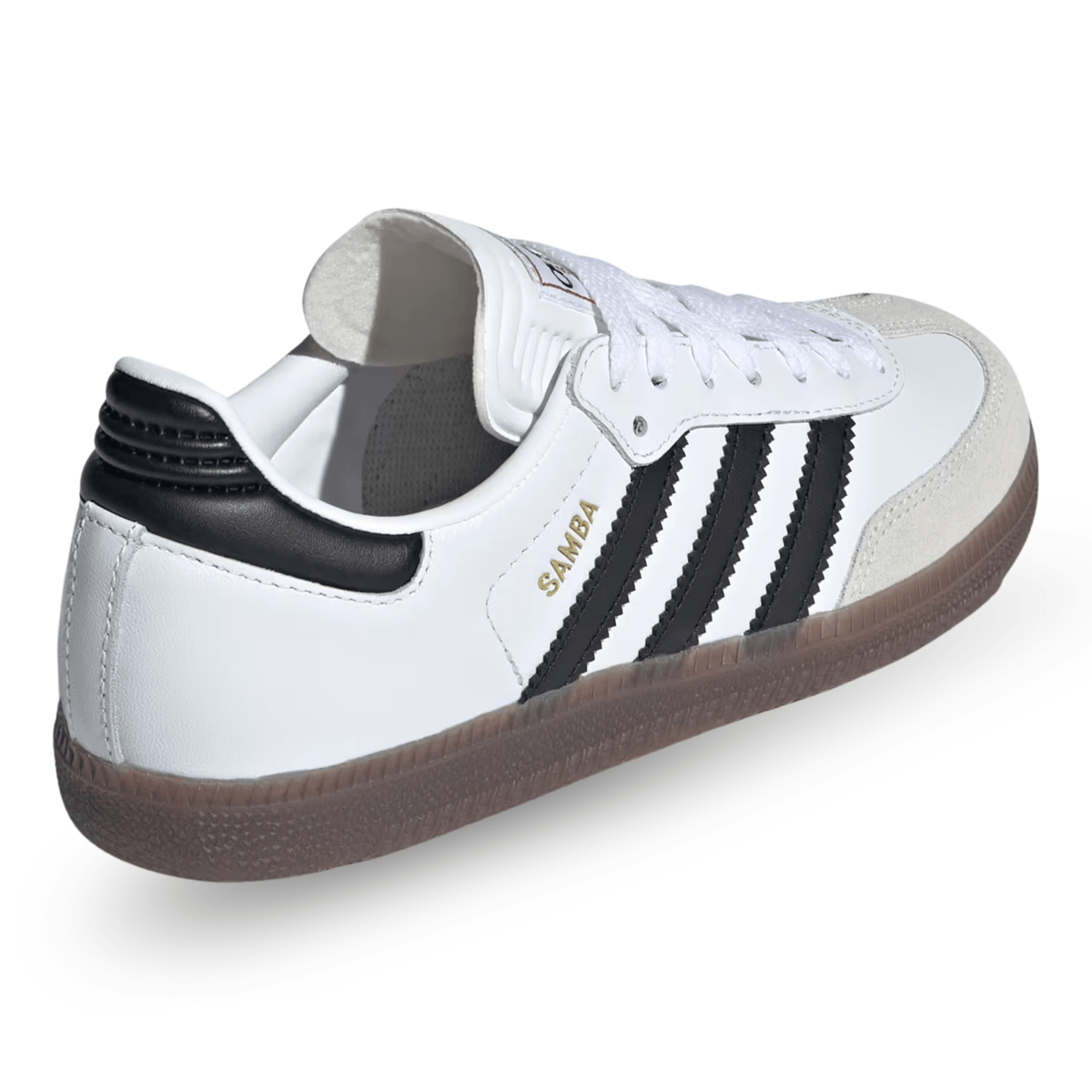 adidas Youth Jr. Samba Soccer Shoes (White/Black) | SoccerWearhouse