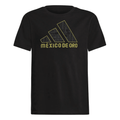 adidas Youth Mexico Fresh Logo T-Shirt 25/26 (Black/Gold)