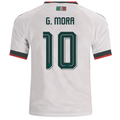 adidas Youth Mexico Gilberto Mora Away Jersey 2026 (White)