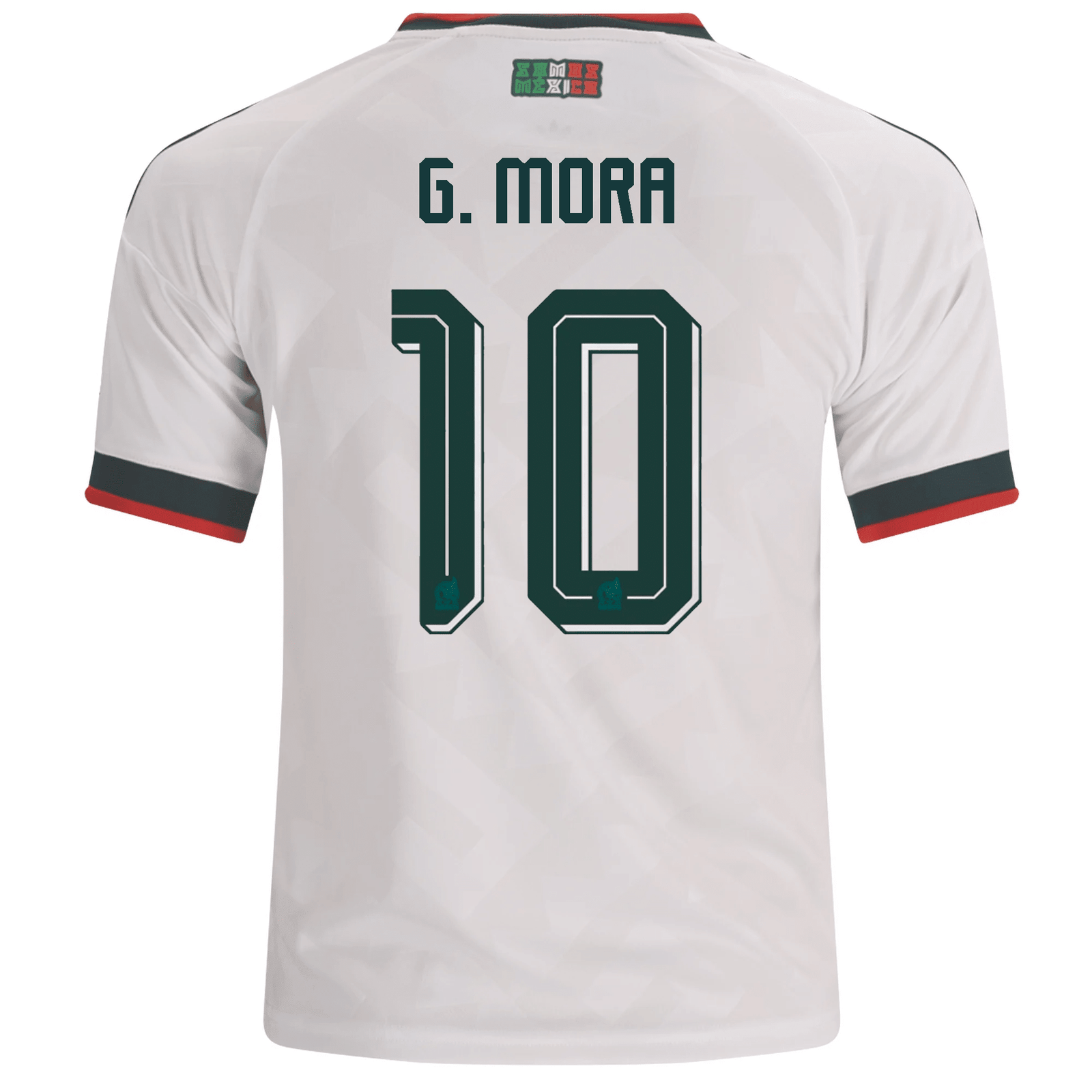 adidas Youth Mexico Gilberto Mora Away Jersey 2026 (White) | SoccerWearhouse