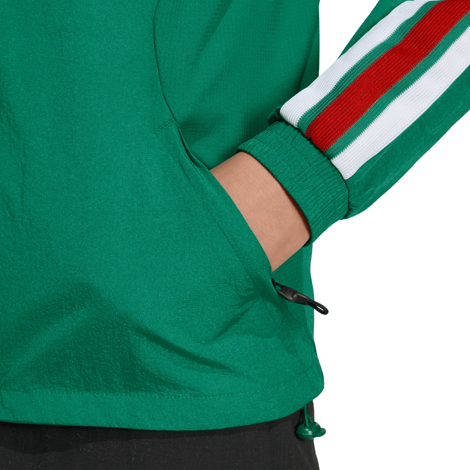 adidas Youth Mexico Home Anthem Jacket 2026 (Green) | SoccerWearhouse