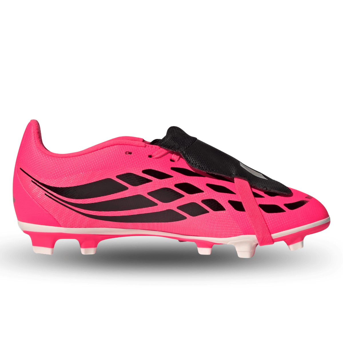 adidas Youth Predator Club FT FG/MG Soccer Cleats (Pink/Black) | SoccerWearhouse