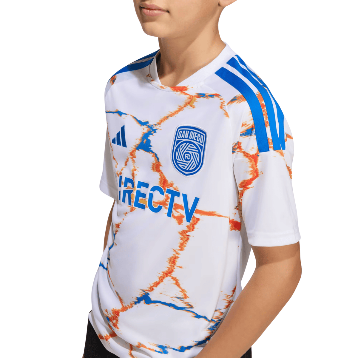 adidas Youth San Diego 26/27 Away Jersey (White) | SoccerWearhouse