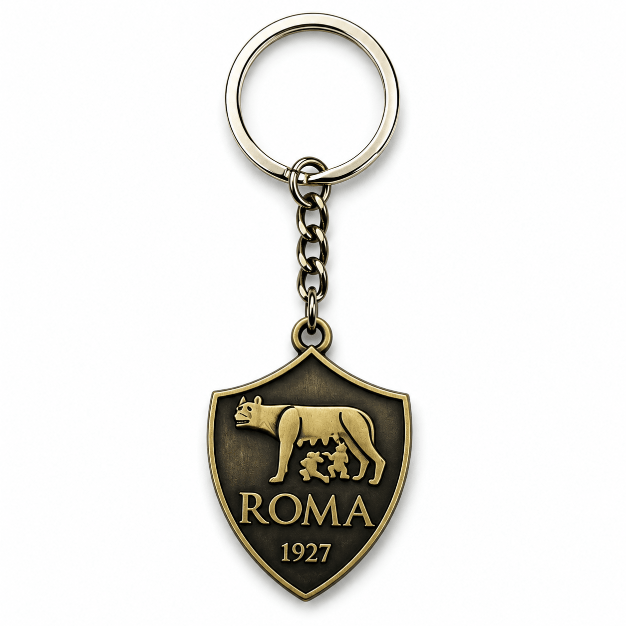 AS Roma Metal Keychain | SoccerWearhouse