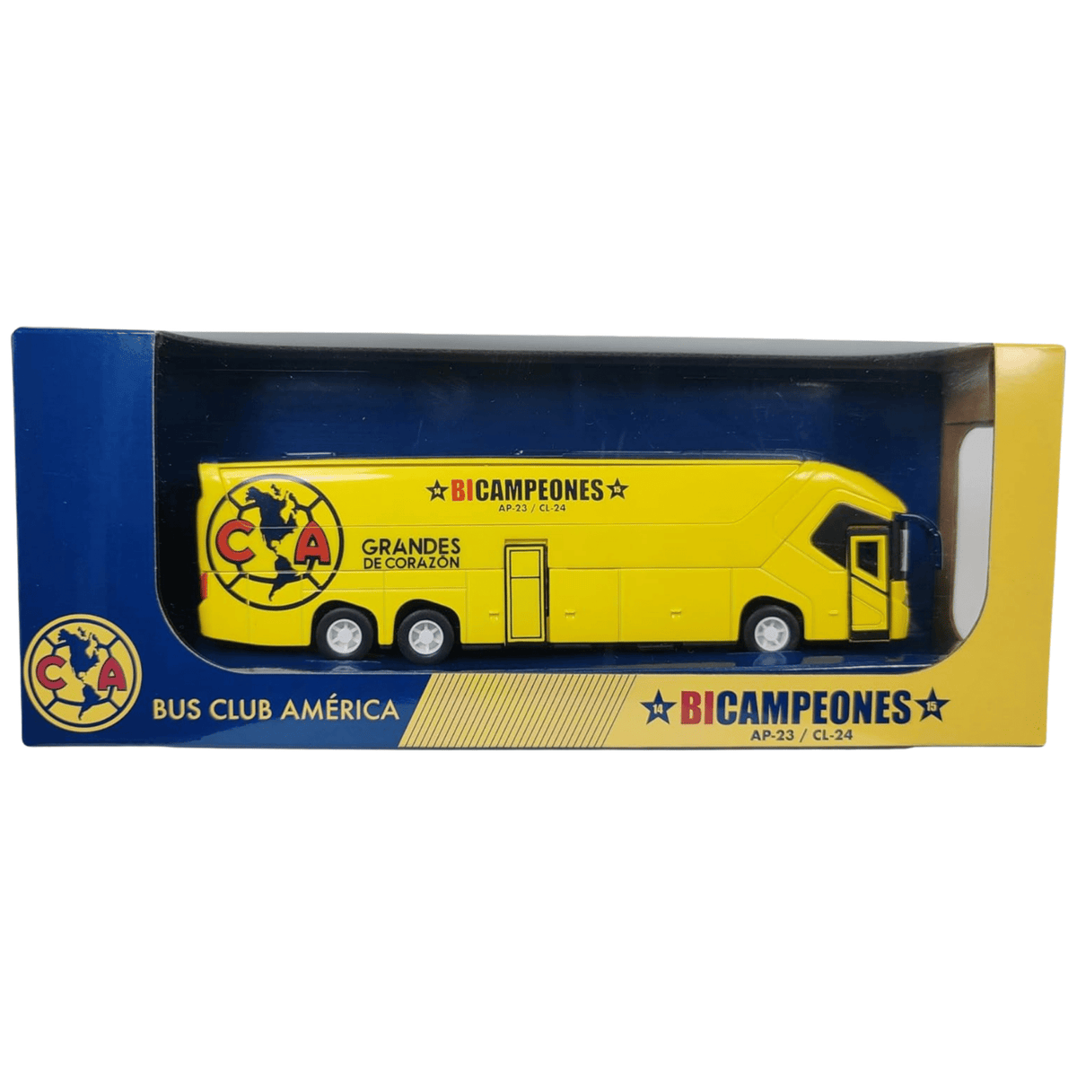 Banbo Toys Club América Tricampeón Team Bus (Yellow) | SoccerWearhouse