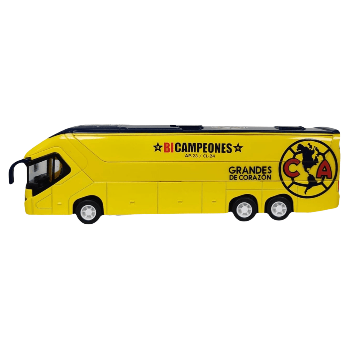 Banbo Toys Club América Tricampeón Team Bus (Yellow) | SoccerWearhouse