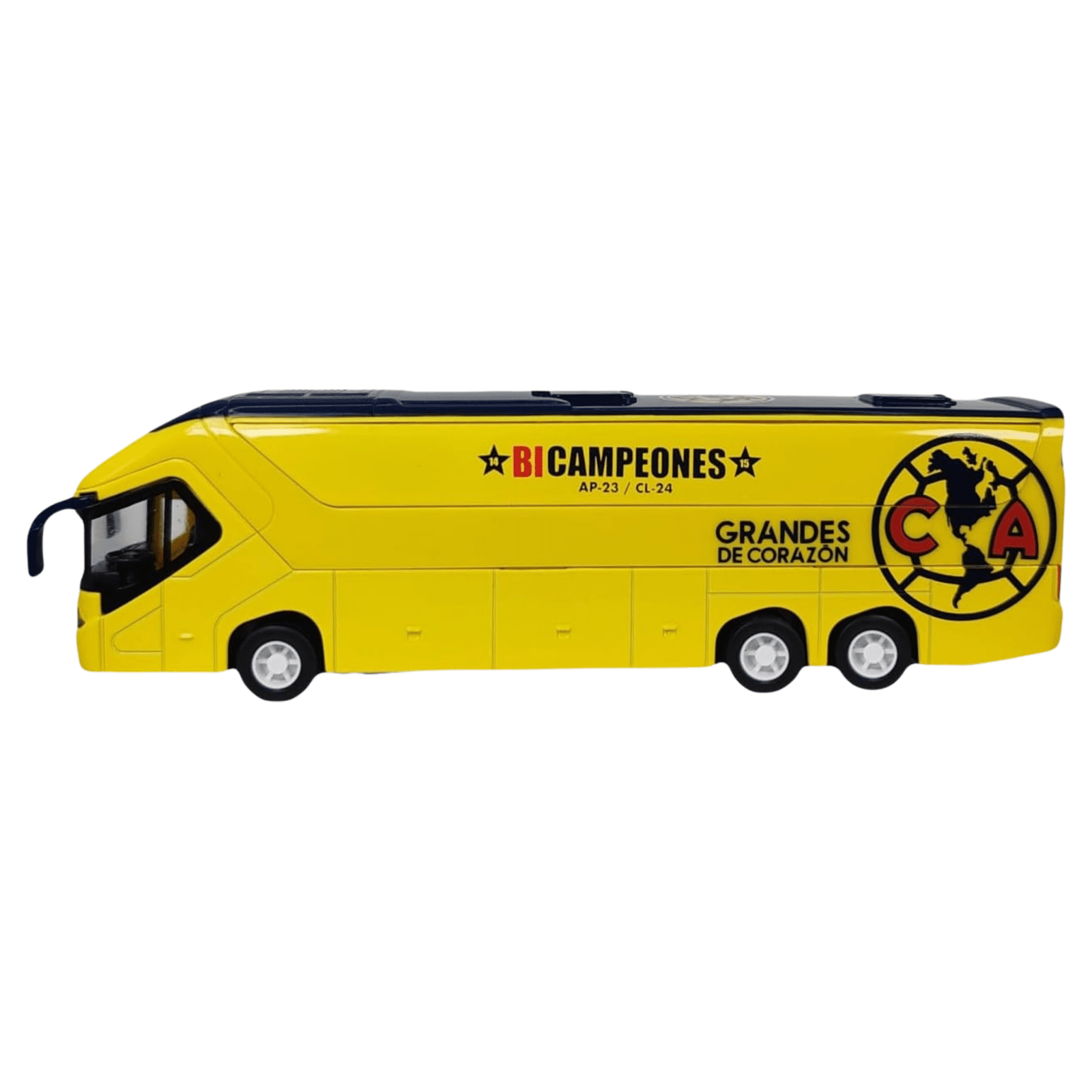 Banbo Toys Club América Tricampeón Team Bus (Yellow) | SoccerWearhouse