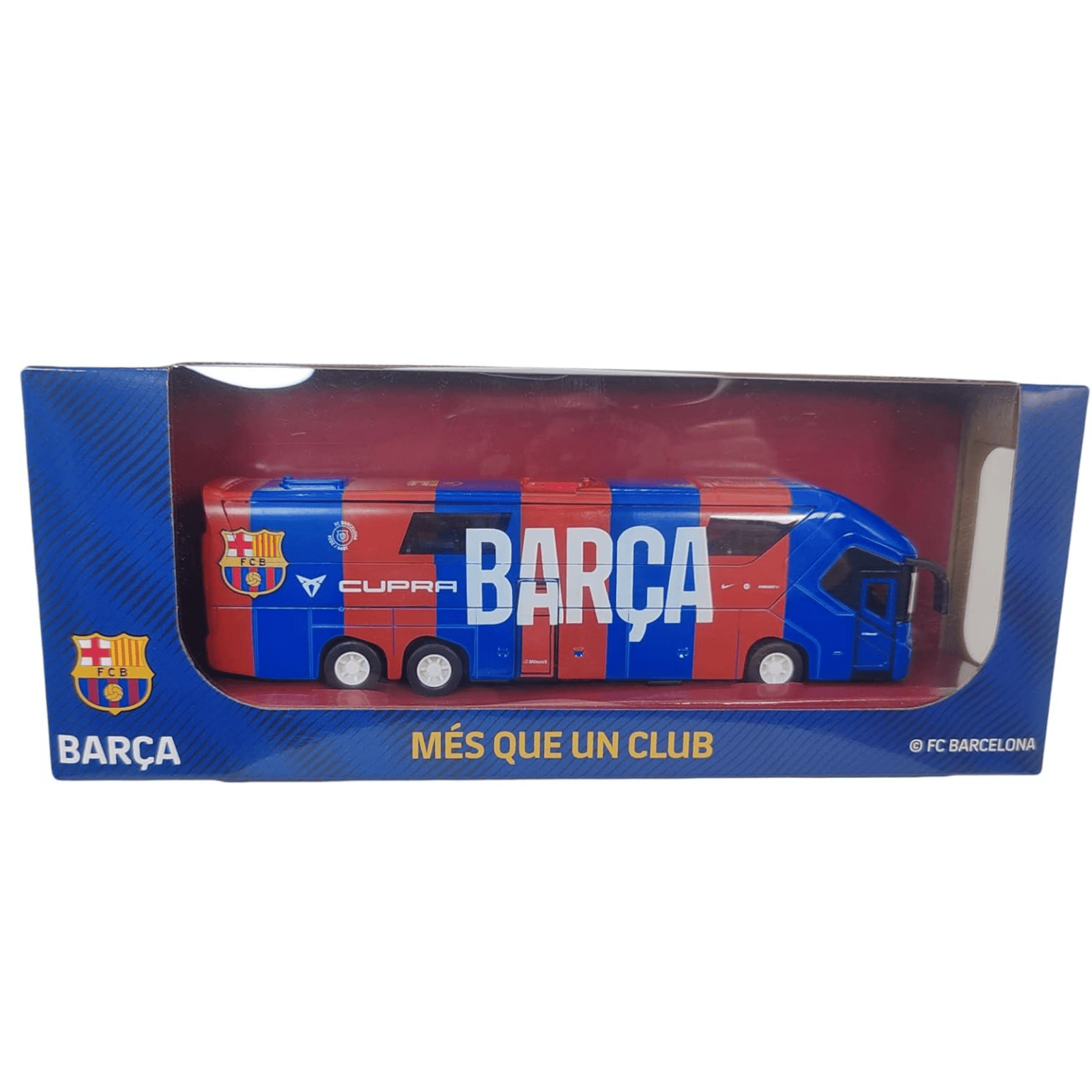 Banbo Toys FC Barcelona Team Bus (Red/Blue) | SoccerWearhouse