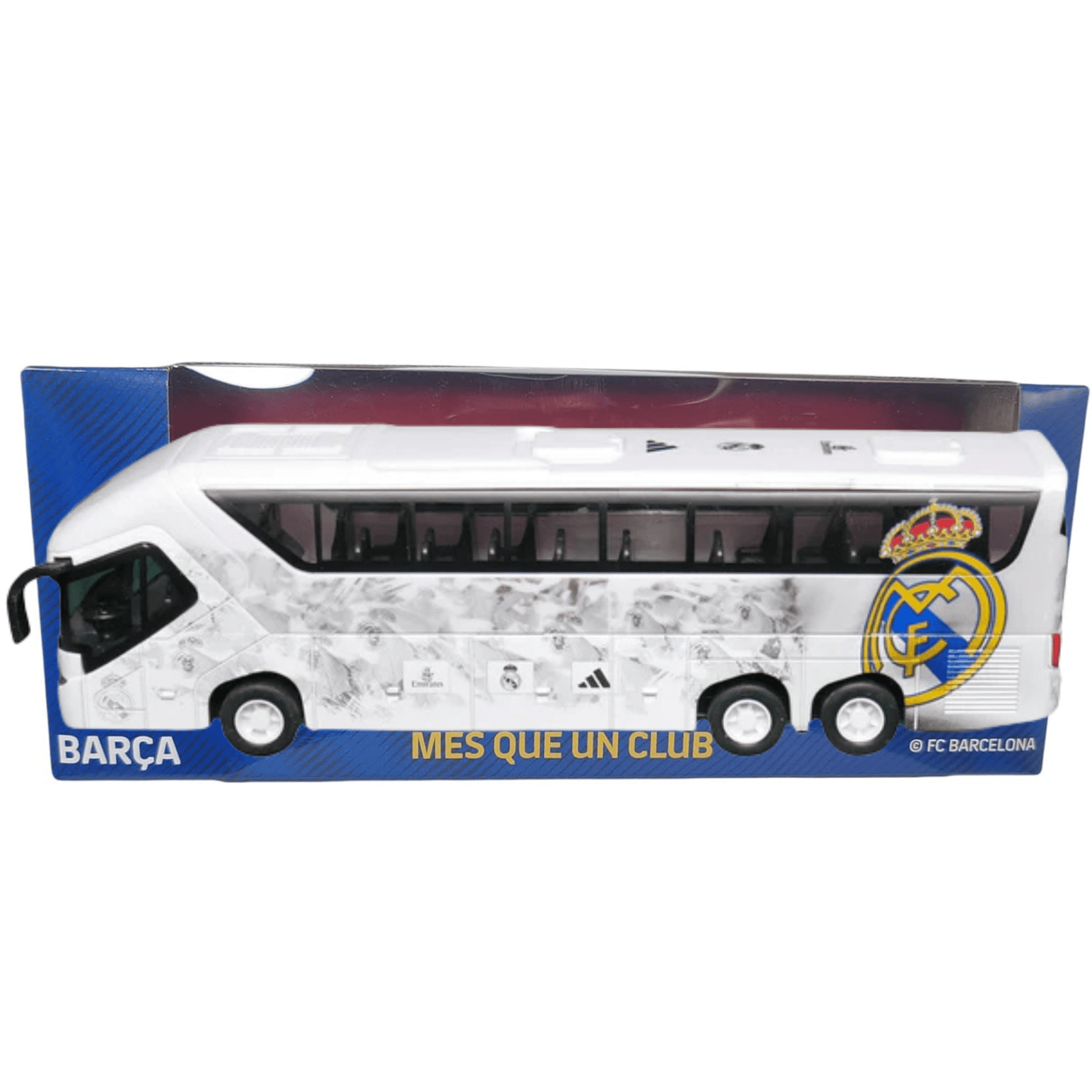 Banbo Toys Real Madrid (2) Team Bus (White) | SoccerWearhouse