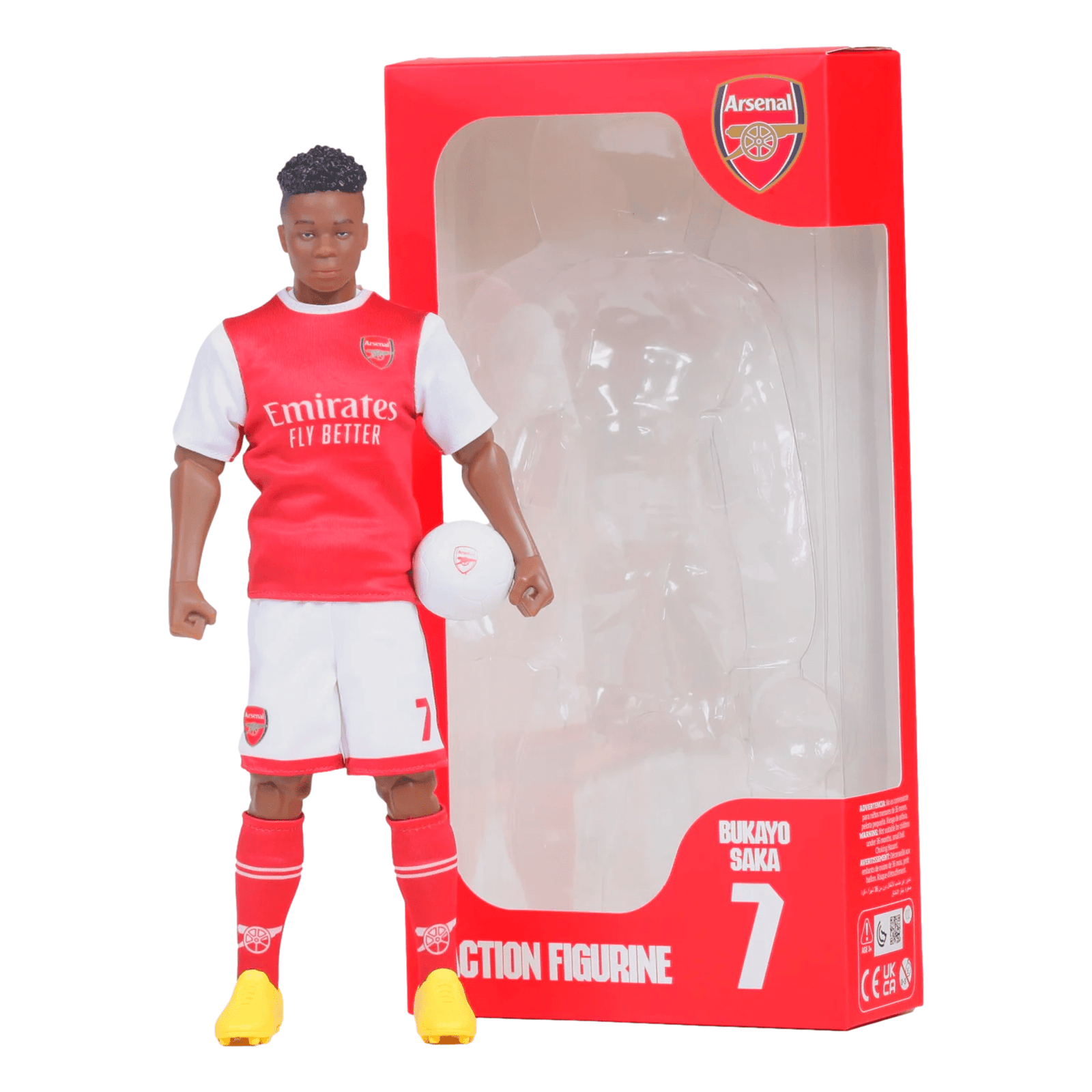 BANBOTOYS Arsenal Bukayo Sara Action Figure | SoccerWearhouse