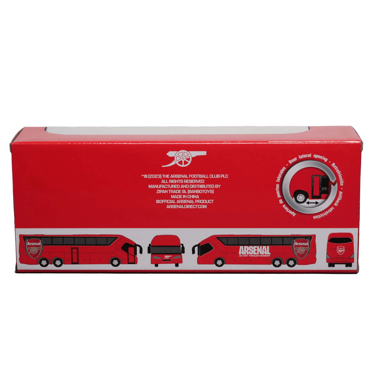 BANBOTOYS Arsenal Team Bus Figure | SoccerWearhouse