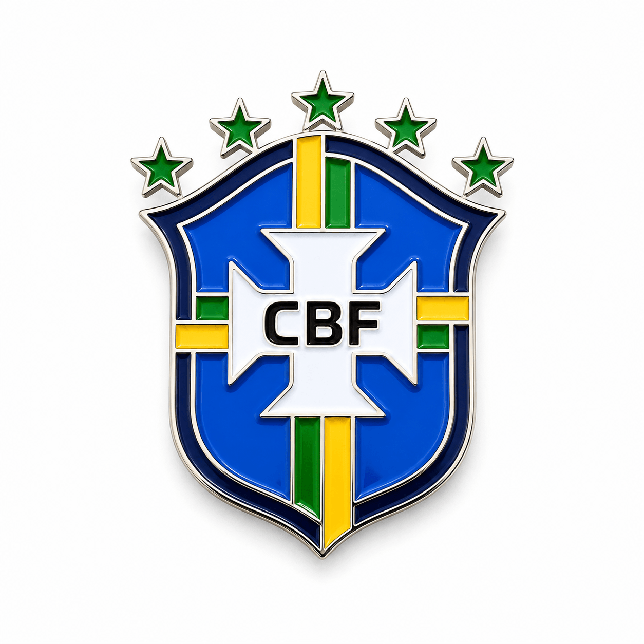 Brazil CBF National Team Logo Enamel Pin | SoccerWearhouse