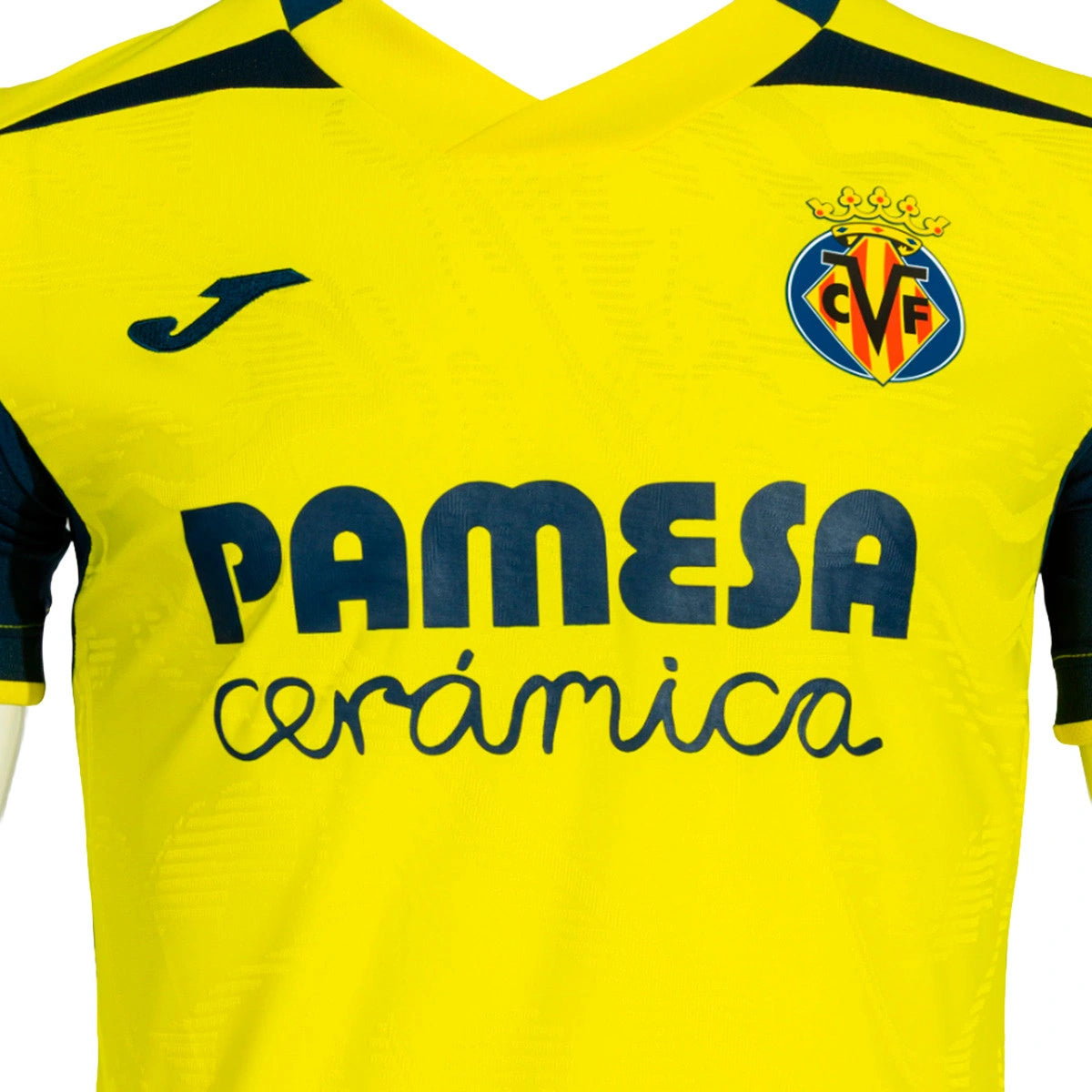 Joma Mens Villarreal Home Jersey w/ La Liga Patch 26/27 (Yellow)