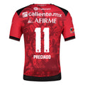 Charly Adonis Preciado Men's Club Tijuana Xolos Home Jersey 25/26 w/ BBVA MX Patch (Red/Black)