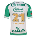 Charly Fran Villalba Men's Santos Laguna Home Jersey 25/26 w/ BBVA MX Patches (Green/White)
