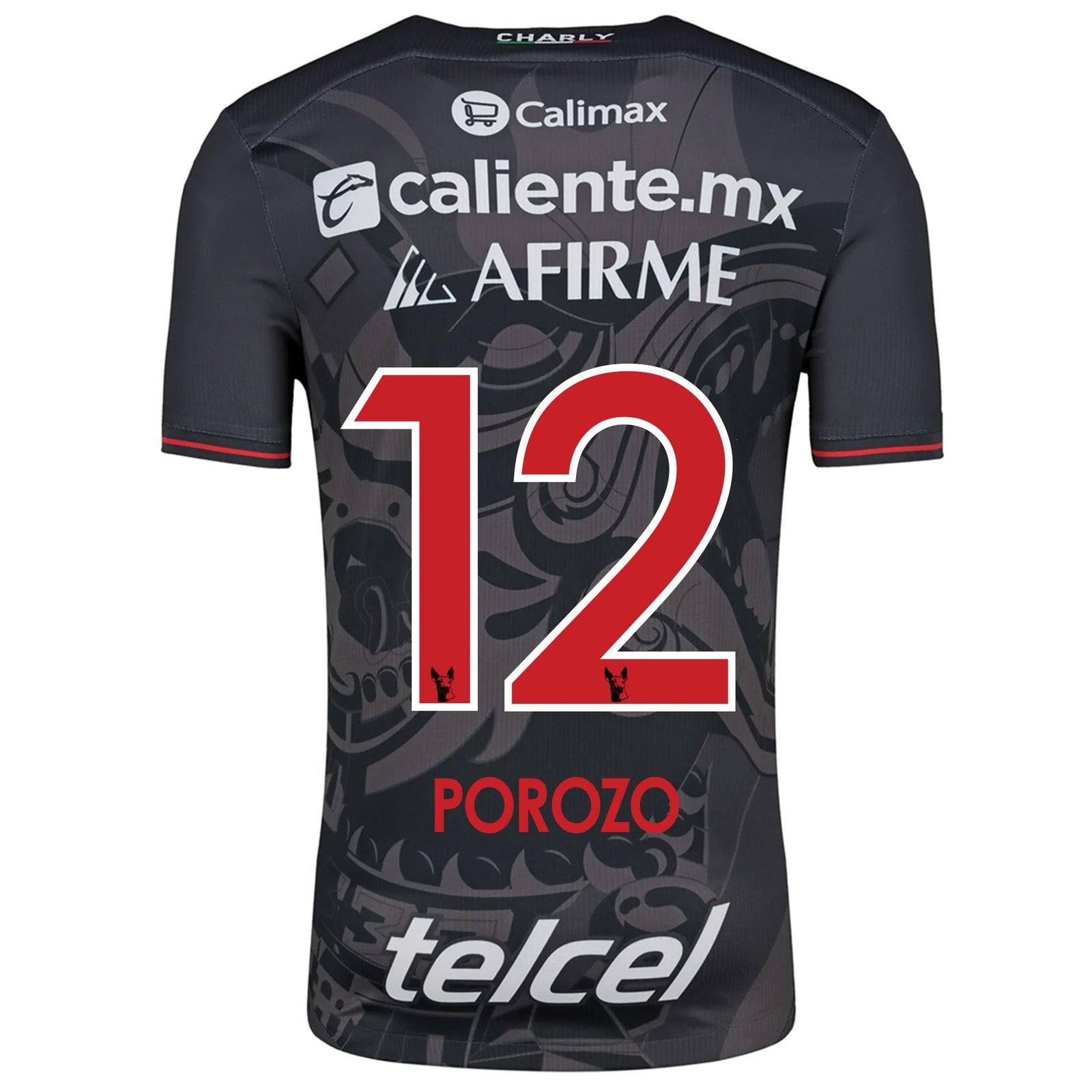 Charly Jackson Porozo Xolos de Tijuana Third Jersey 24/25 (Black/Red) | SoccerWearhouse