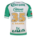 Charly Kevin Balanta Men's Santos Laguna Home Jersey 25/26 w/ BBVA MX Patches (Green/White)