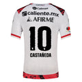 Charly Kevin Castaneda Men's Xolos De Tijuana Away Jersey 25/26 w/ BBVA MX Patch (White)
