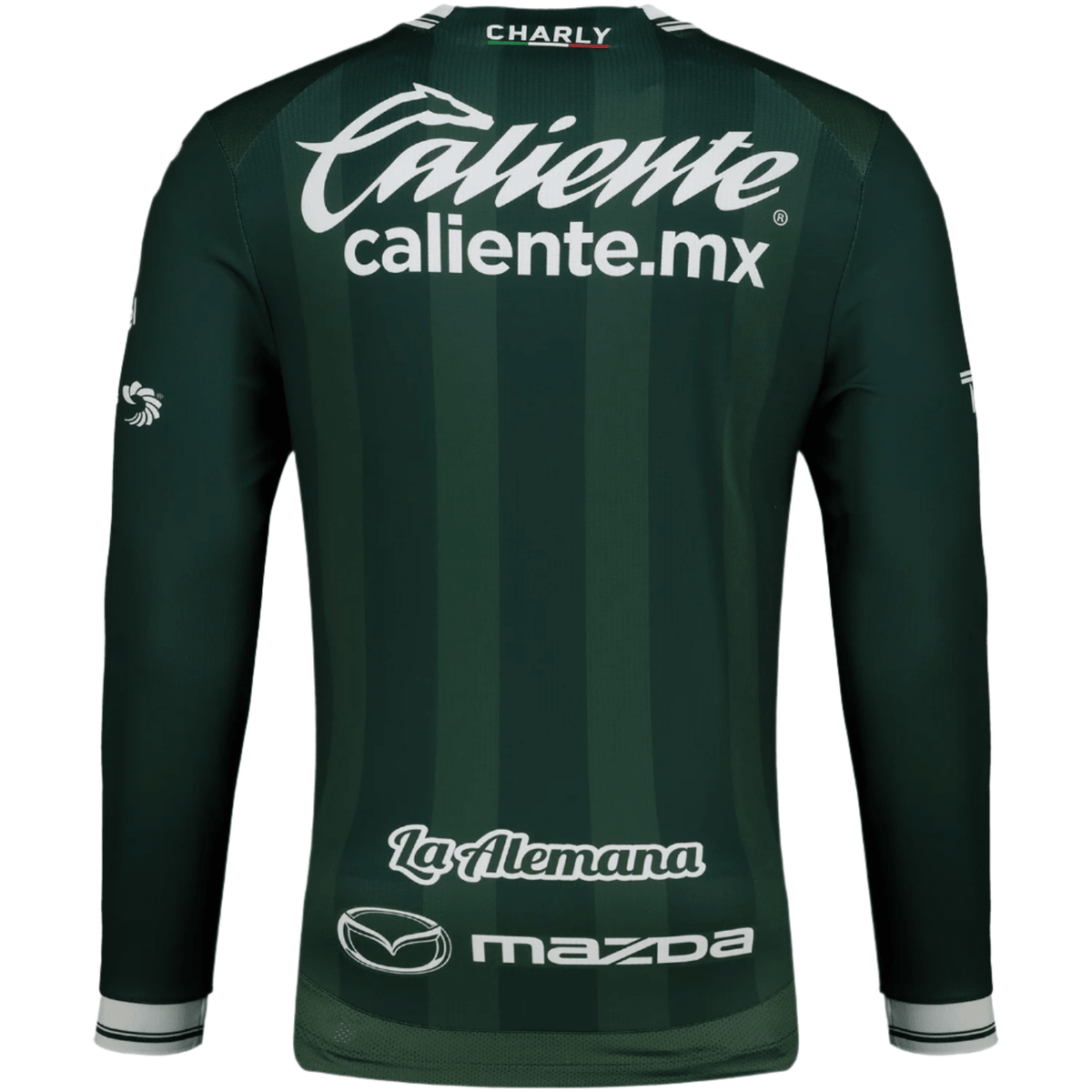 Charly León 25/26 Long Sleeve Home Jersey (Dark Green) | SoccerWearhouse