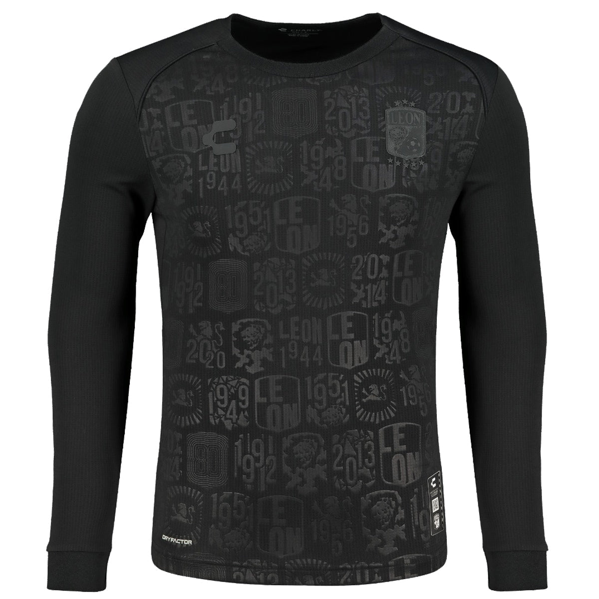 Charly Leon Andres Guardado Long Sleeve 80th Anniversary Special Edition Jersey 24/25 (Black/Black) | SoccerWearhouse