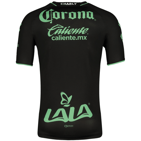 Charly Santos Laguna Away Jersey 23/24 (Black/Green) | SoccerWearhouse