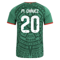 adidas Men's Mateo Chávez Mexico Home 2026 World Cup Jersey (Bold Green)