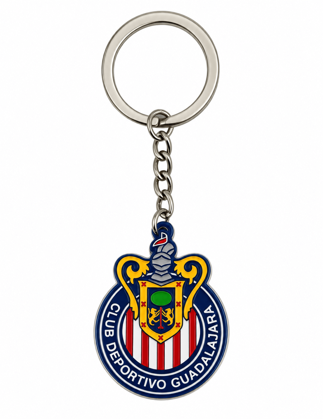 Chivas Club Deportivo Guadalajara Double Sided Metal Crest Keychain | SoccerWearhouse
