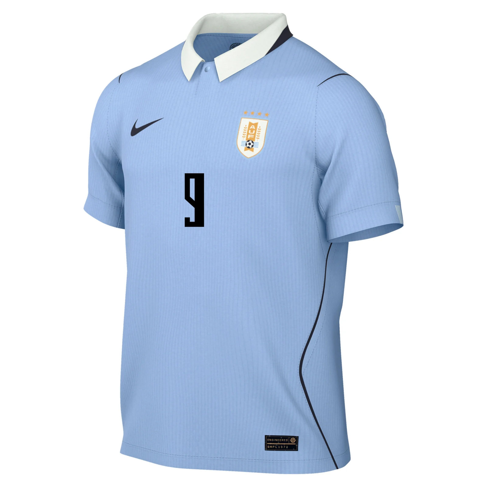 Nike Mens Uruguay Match Authentic Darwin Nunez Home Jersey 2026 (Royal Tint/Obsidian)