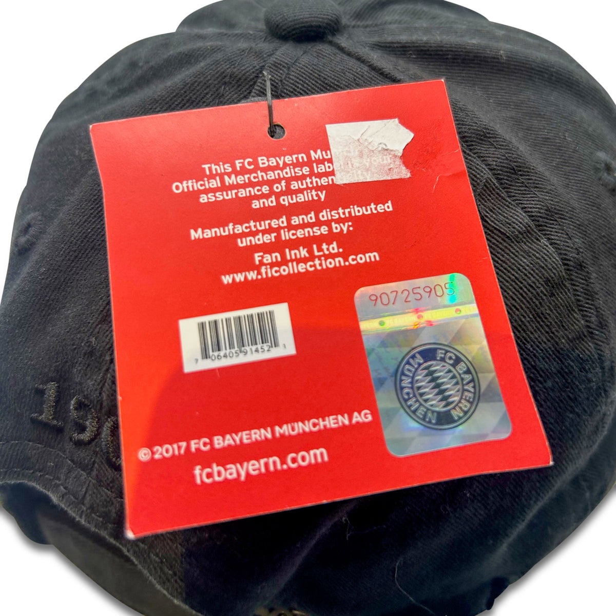 Fan Ink Bayern Munich Dusk Adjustable Hat (Black) | SoccerWearhouse