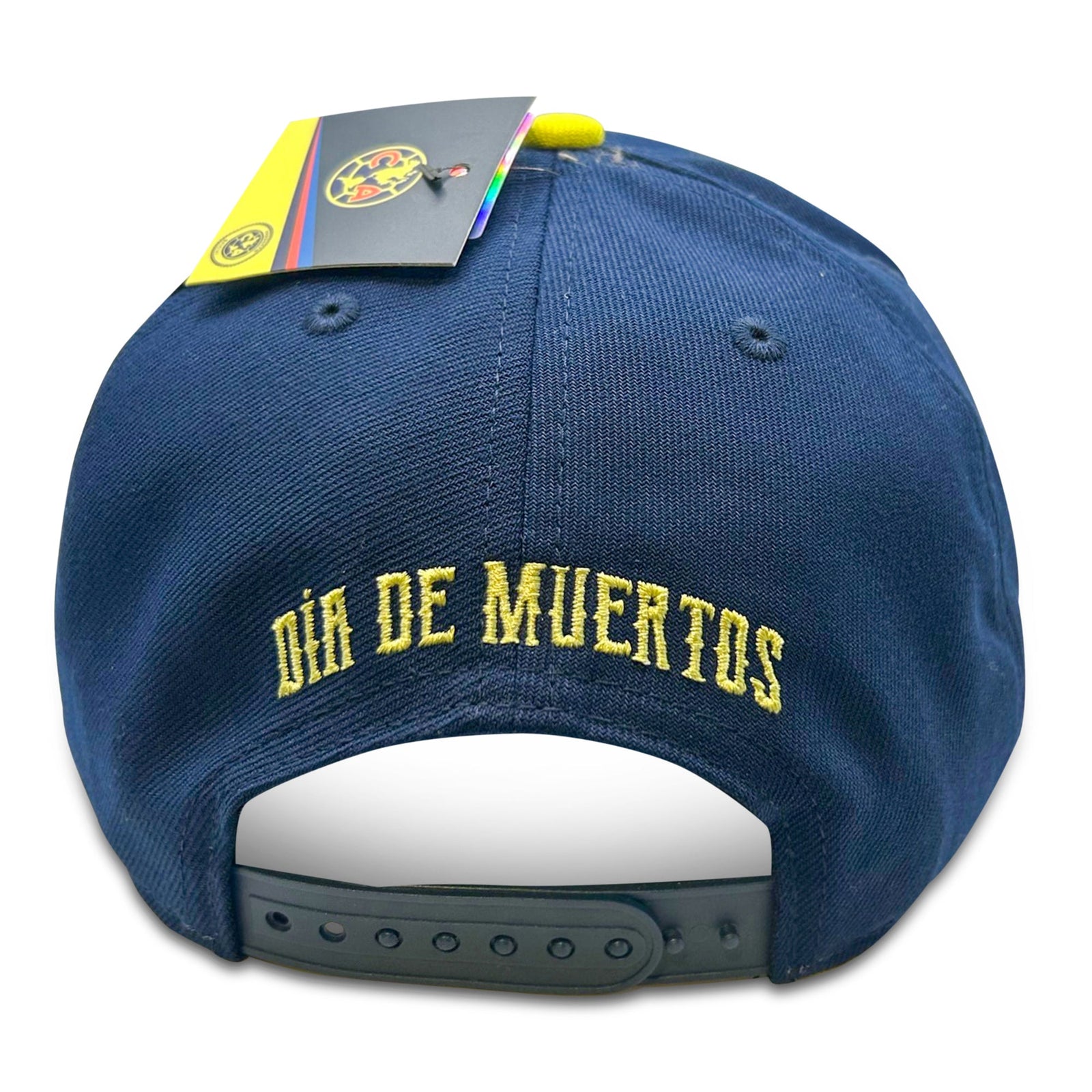 Fan Ink Club America Dia De Los Muertos Hat (Navy/Yellow) | SoccerWearhouse