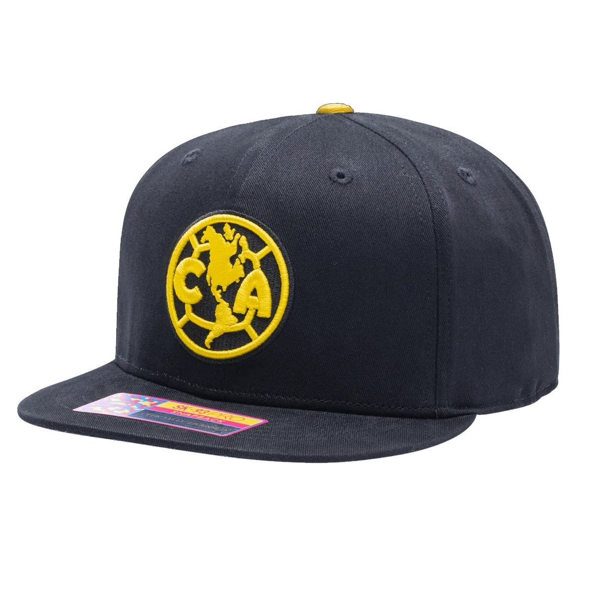 Fan Ink Club America Locale Snapback Hat (Black) | SoccerWearhouse