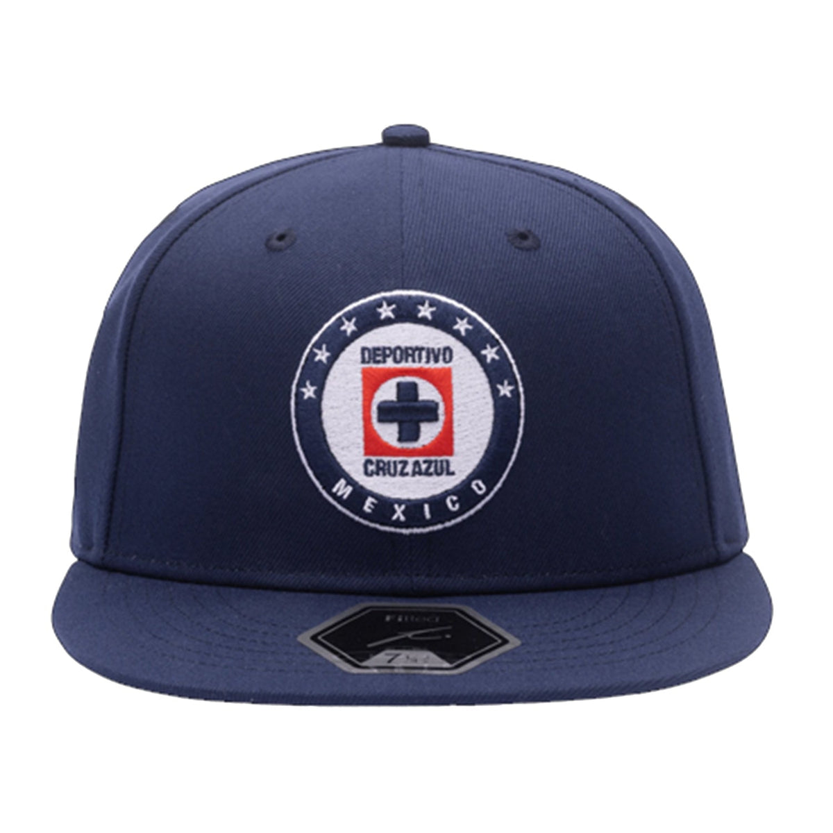Fan Ink Cruz Azul Adjustable Flat Billed Hat (Navy) | SoccerWearhouse