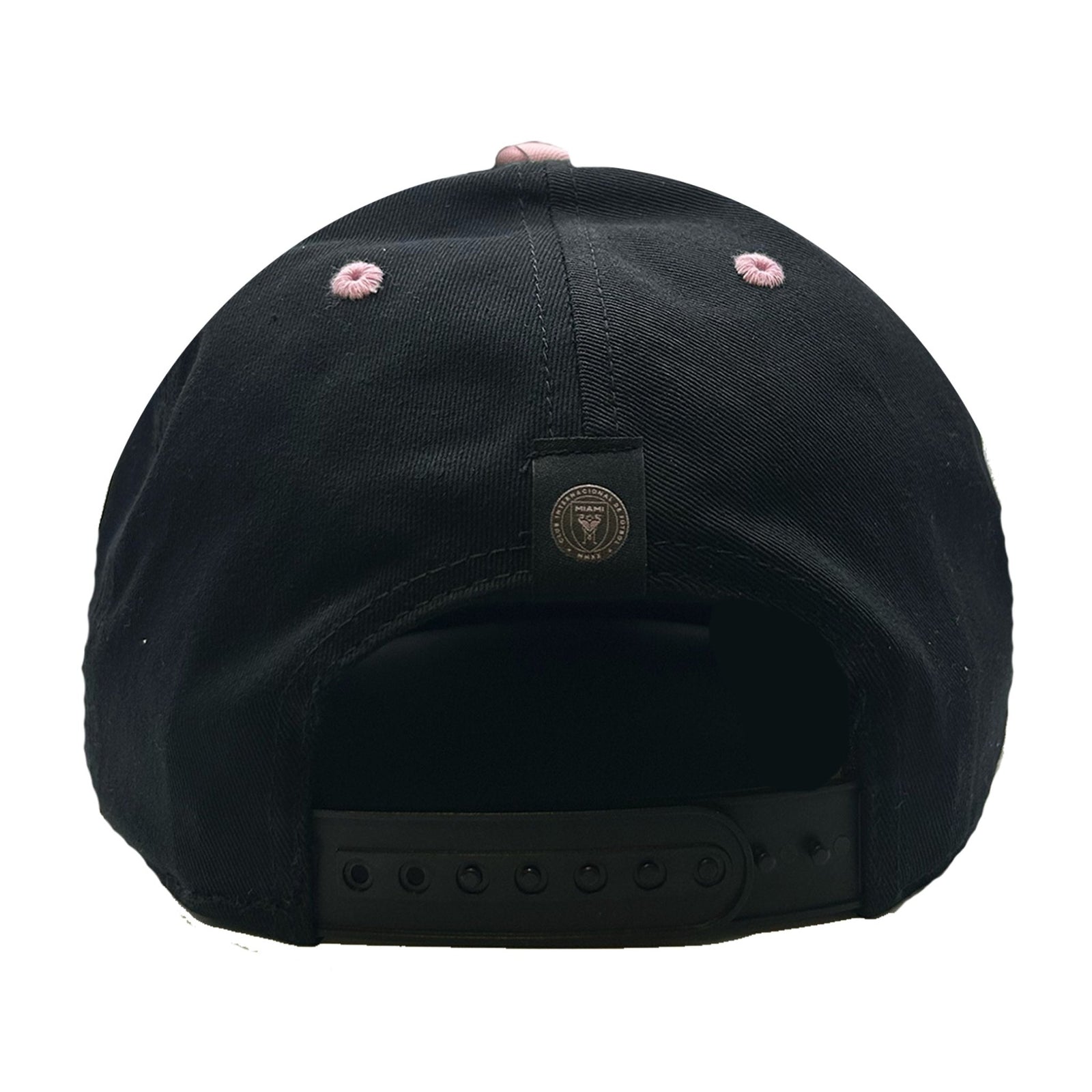 Fan Ink Inter Miami Bankroll City Snapback Hat (Black/Pink) | SoccerWearhouse