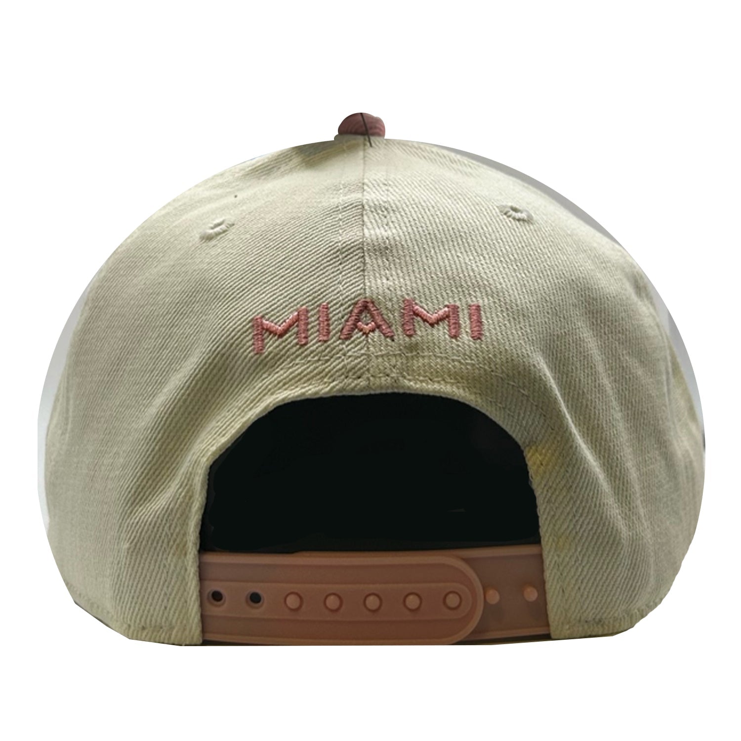 Fan Ink Inter Miami Evolve Snapback Hat (White/Pink) | SoccerWearhouse