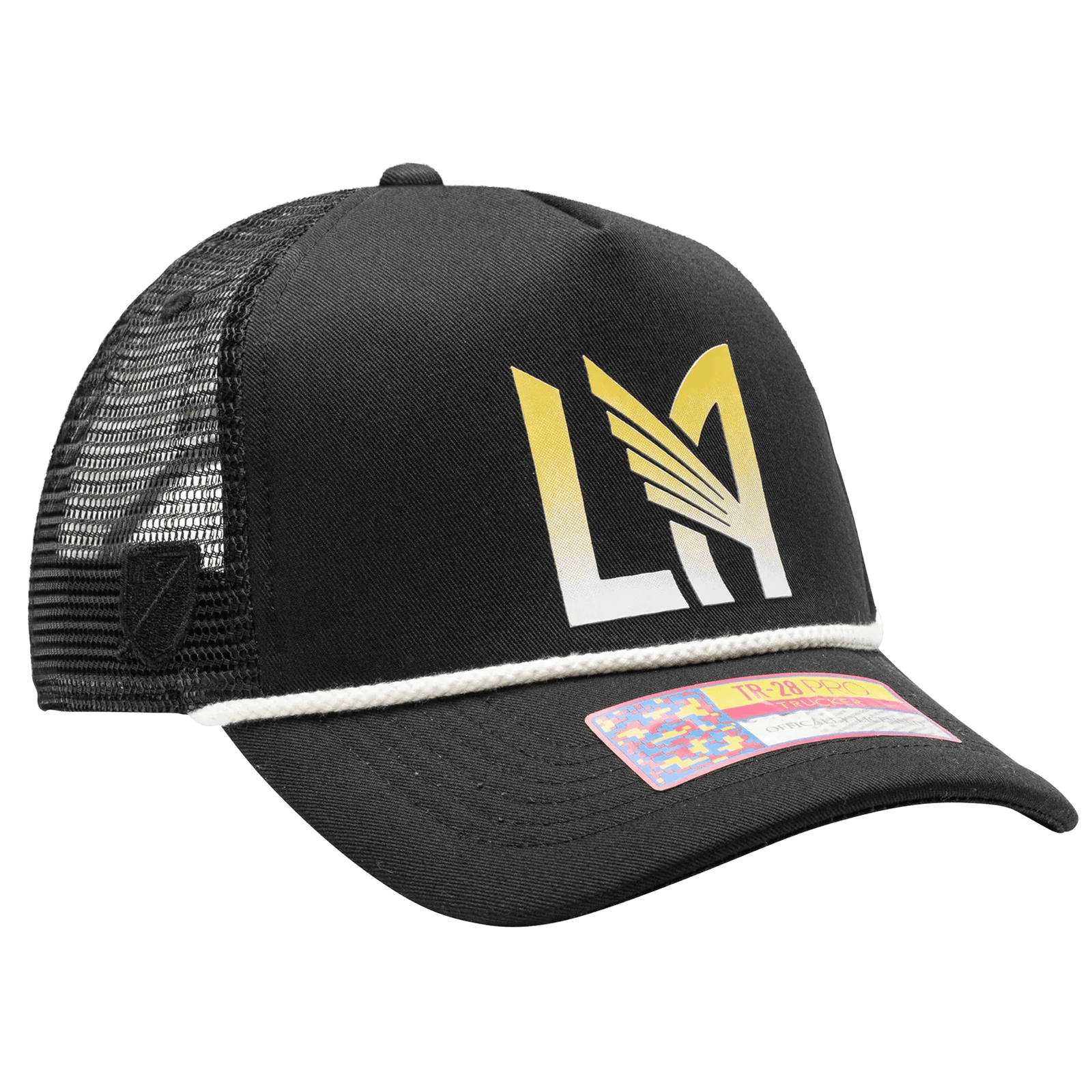 Fan Ink LAFC Atmosphere Trucker Hat (Black/Gold) | SoccerWearhouse