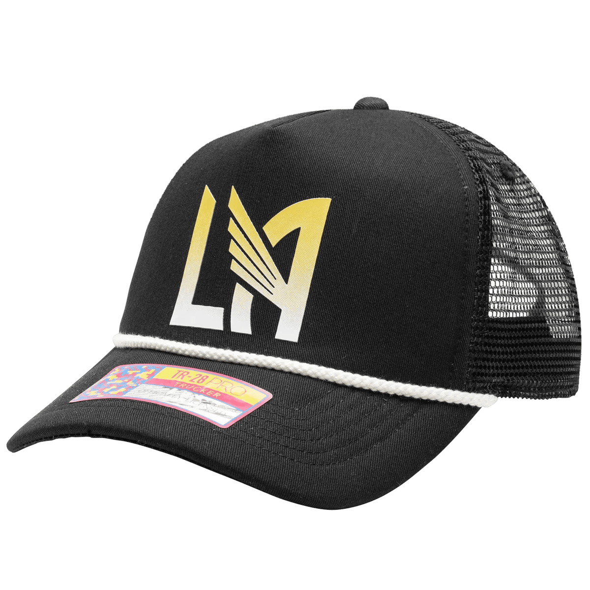 Fan Ink LAFC Atmosphere Trucker Hat (Black/Gold) | SoccerWearhouse