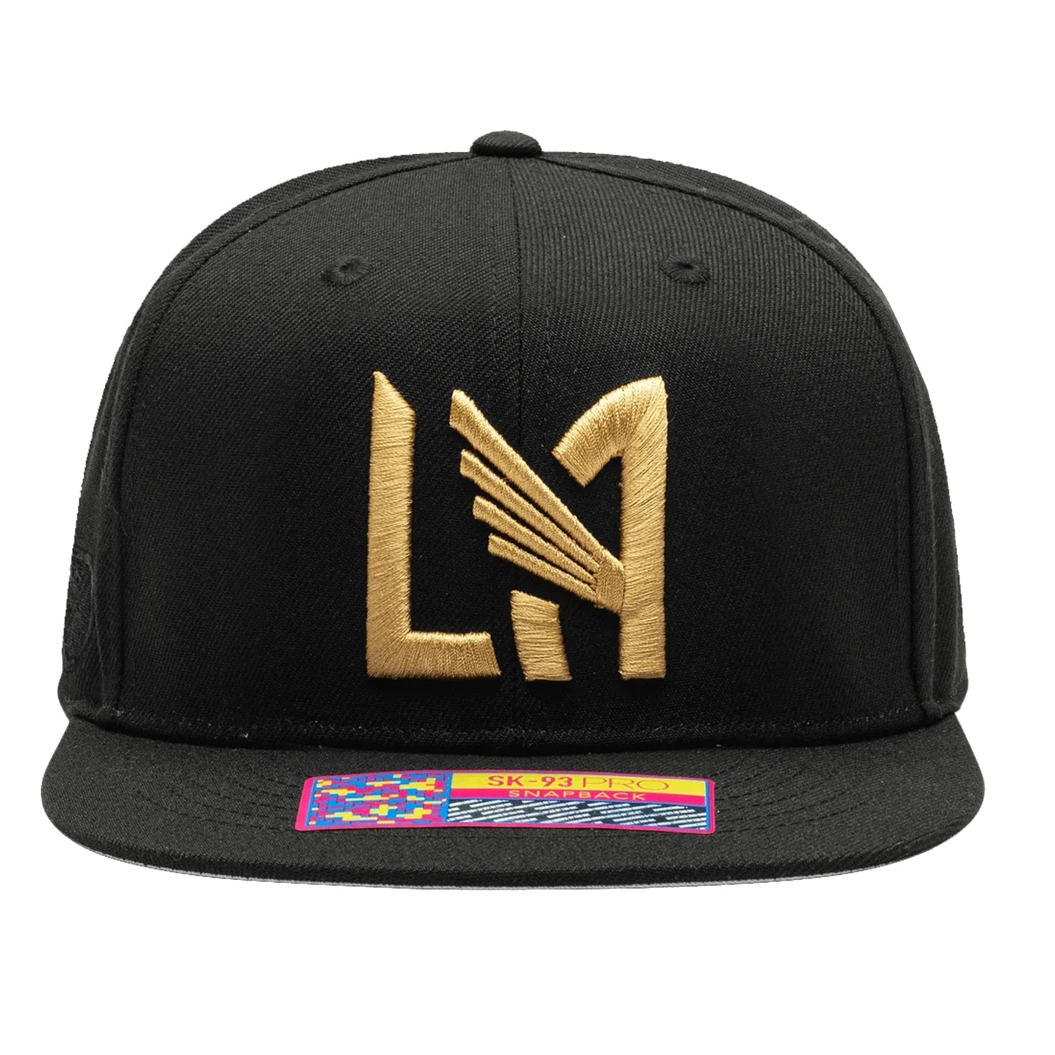 Fan Ink LAFC Los Angeles FC Dawn Snapback Hat (Black/Gold) | SoccerWearhouse