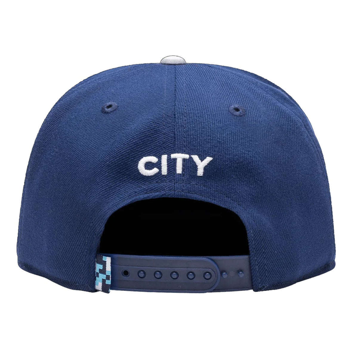 Fan Ink Manchester City America's Game Glow Edition Snapback Hat (Dark Royal) | SoccerWearhouse