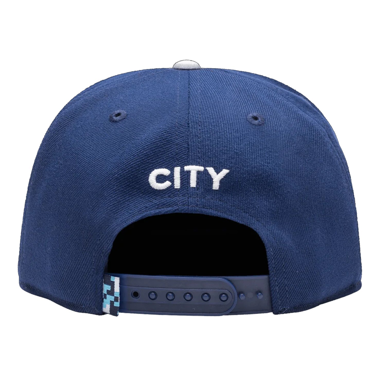 Fan Ink Manchester City America's Game Glow Edition Snapback Hat (Dark Royal) | SoccerWearhouse