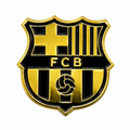 FC Barcelona Gold Enamel Pin