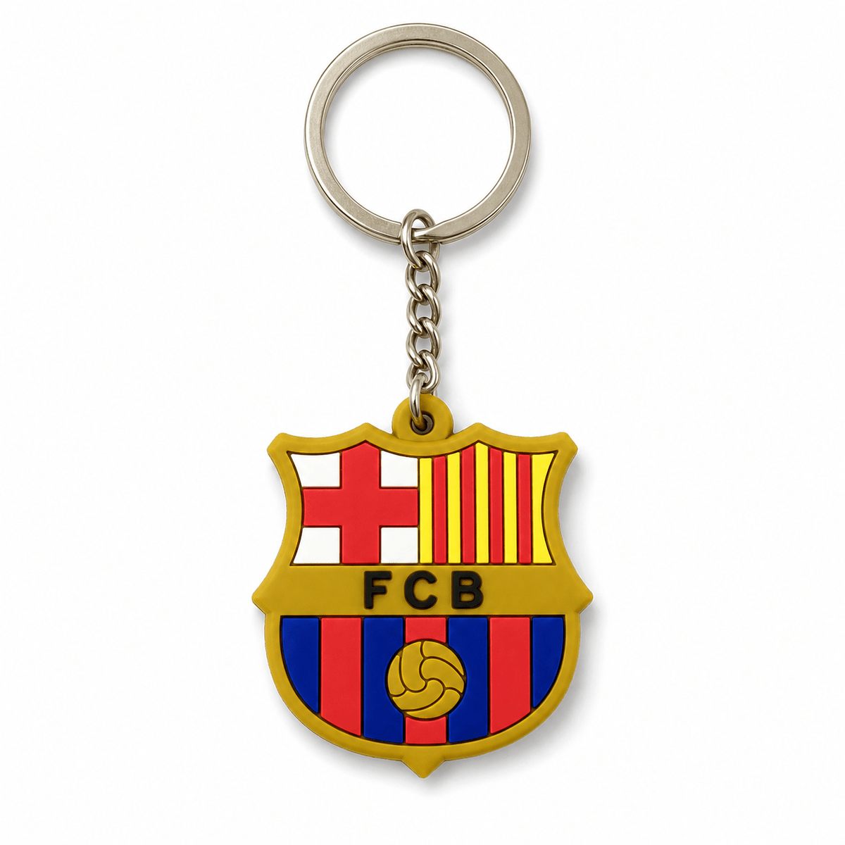 FC Barcelona Rubber Keychain | SoccerWearhouse
