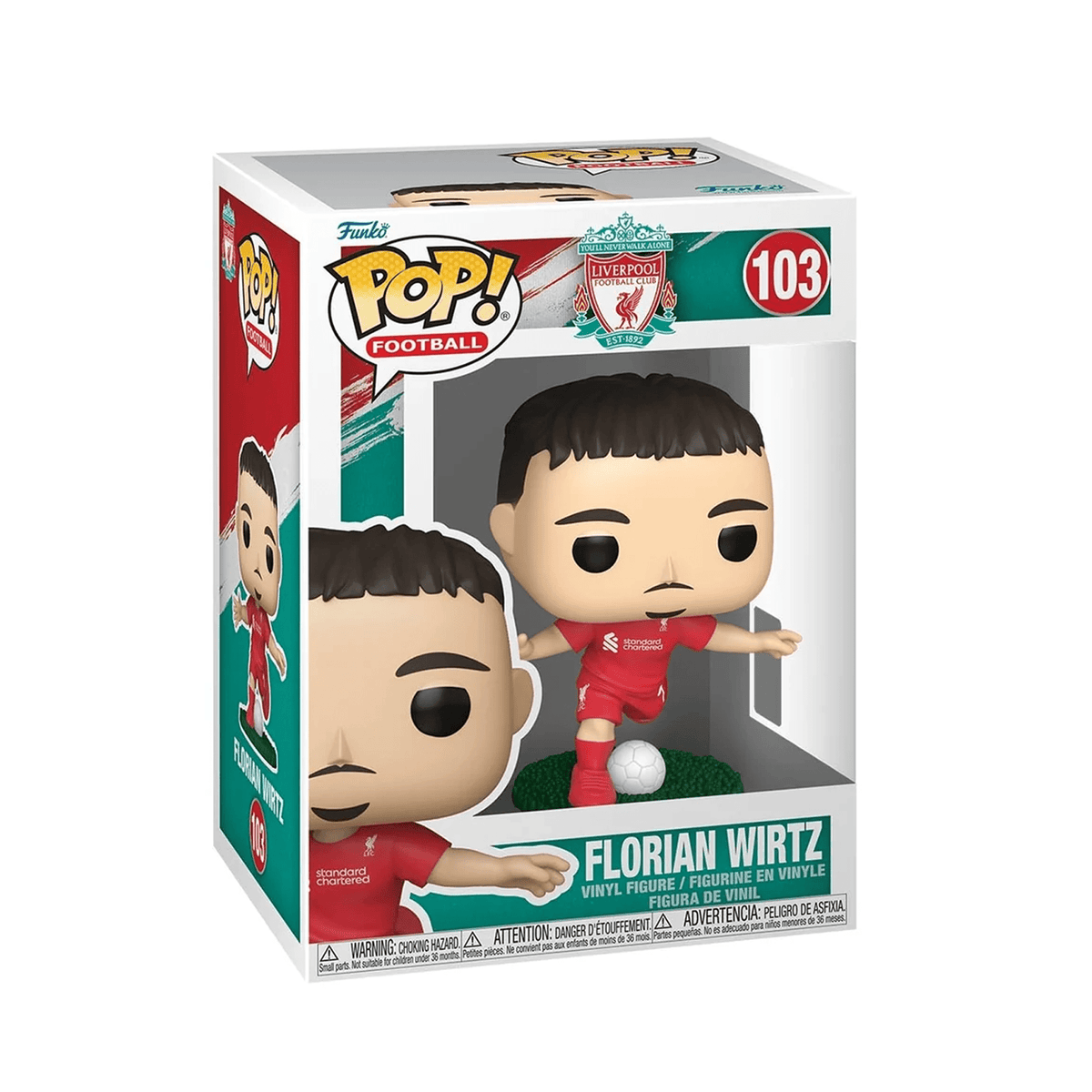 Funko Pop! Florian Wirtz Liverpool Vinyl Figure 103 | SoccerWearhouse