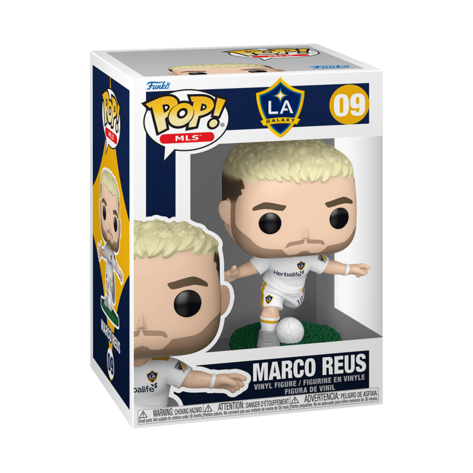Funko Pop! LA Galaxy Marco Reus Vinyl Figure 09 | SoccerWearhouse